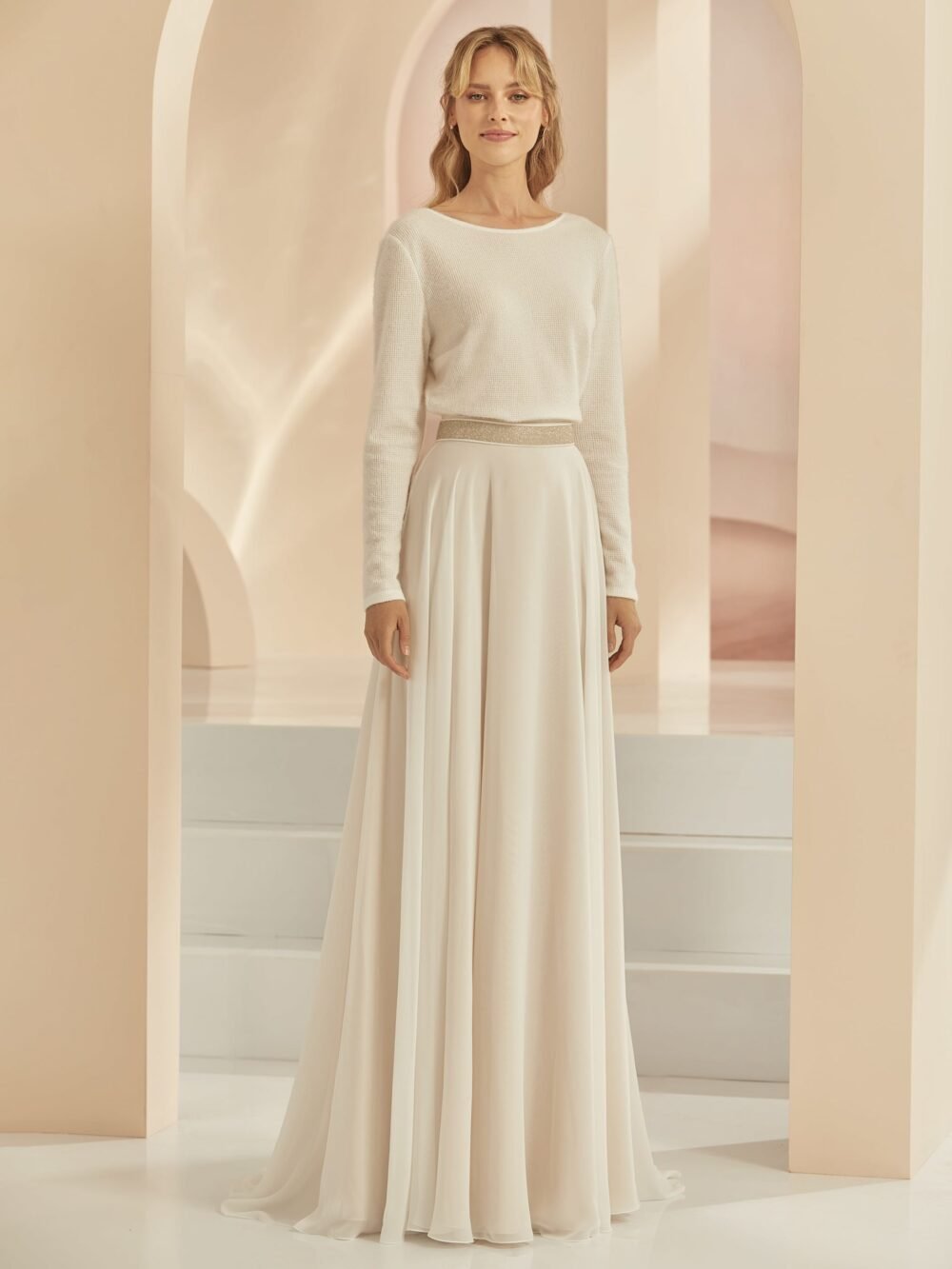 Robe de Mariée KALLIOPE CHAMPAGNE